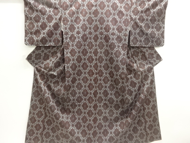 JAPANESE KIMONO / NISHIJIN DENSHO TSUMUGI / ENSEMBLE / WOVEN FLOWER